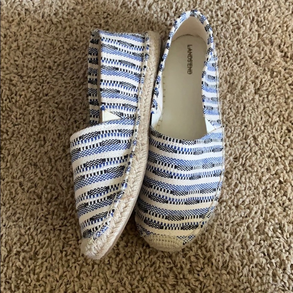 Woven flats size 9